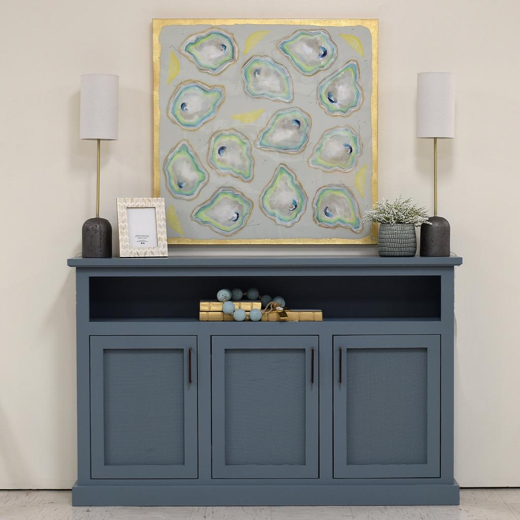 Rattan Door Cabinet 