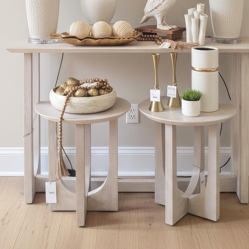 Reverse Arch Mango Side Table