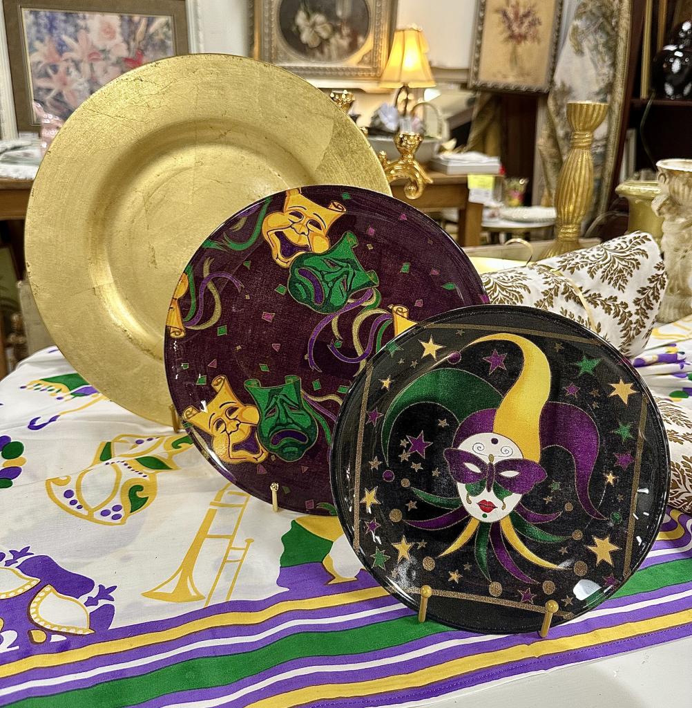 Mardi Gras Mask Plate