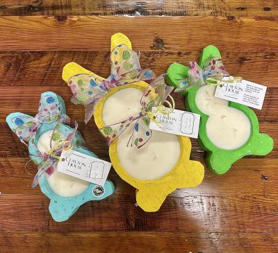 Large Sour Dough Bunny Candle