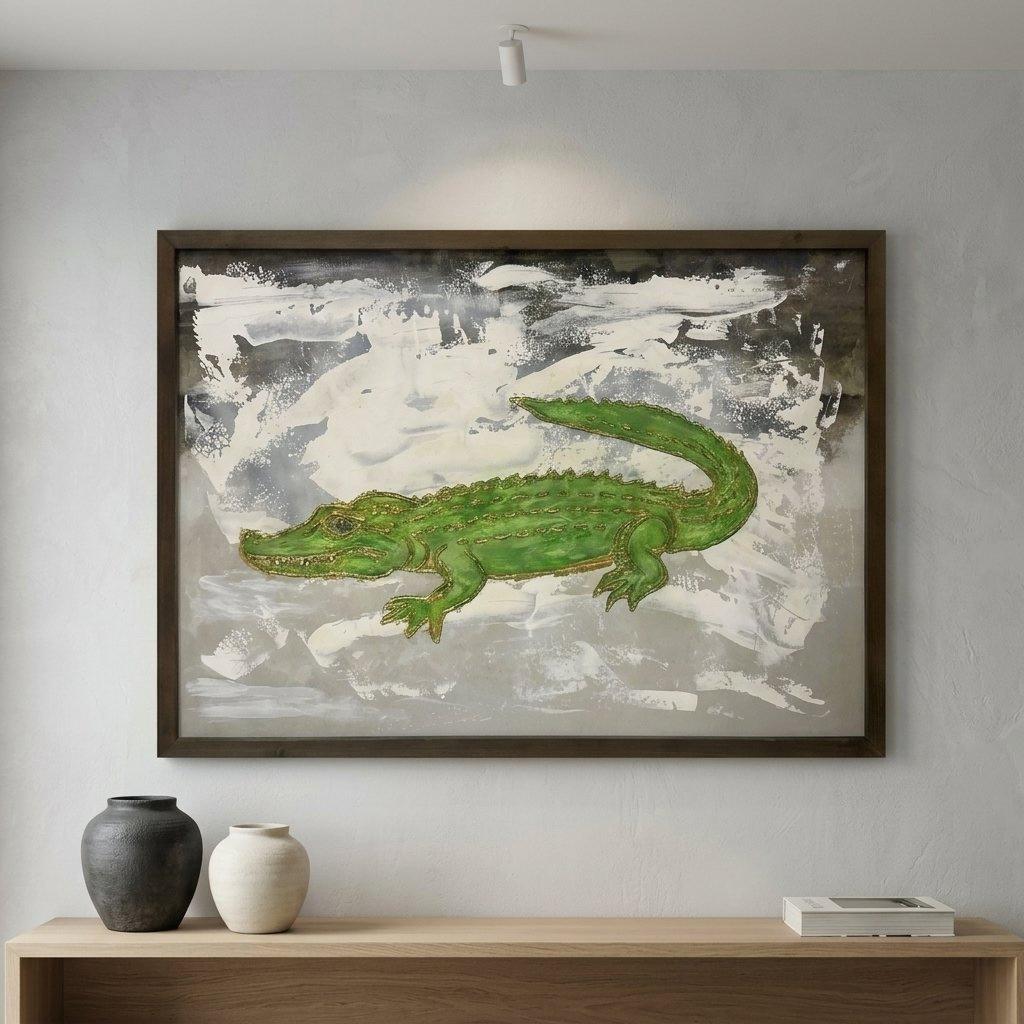 Alligator Framed Art