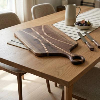 Walnut and Maple Serving Board