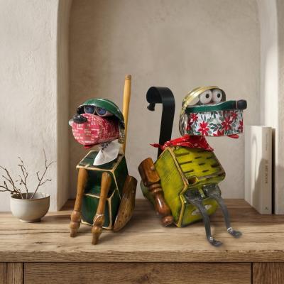 Dog Junk Art Sculpture