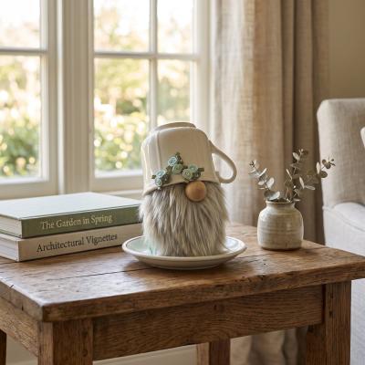 Spring Teacup Gnome Decor
