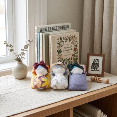 PokadotPixies Handmade Sleeping Bag Doll