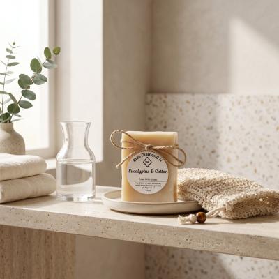 Eucalyptus & Cotton Goat Milk Soap Set