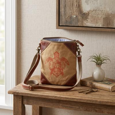 Clea Ray Turtle Passport Crossbody Bag