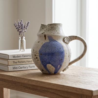 Studio Pottery Handled Ceramic Pitcher